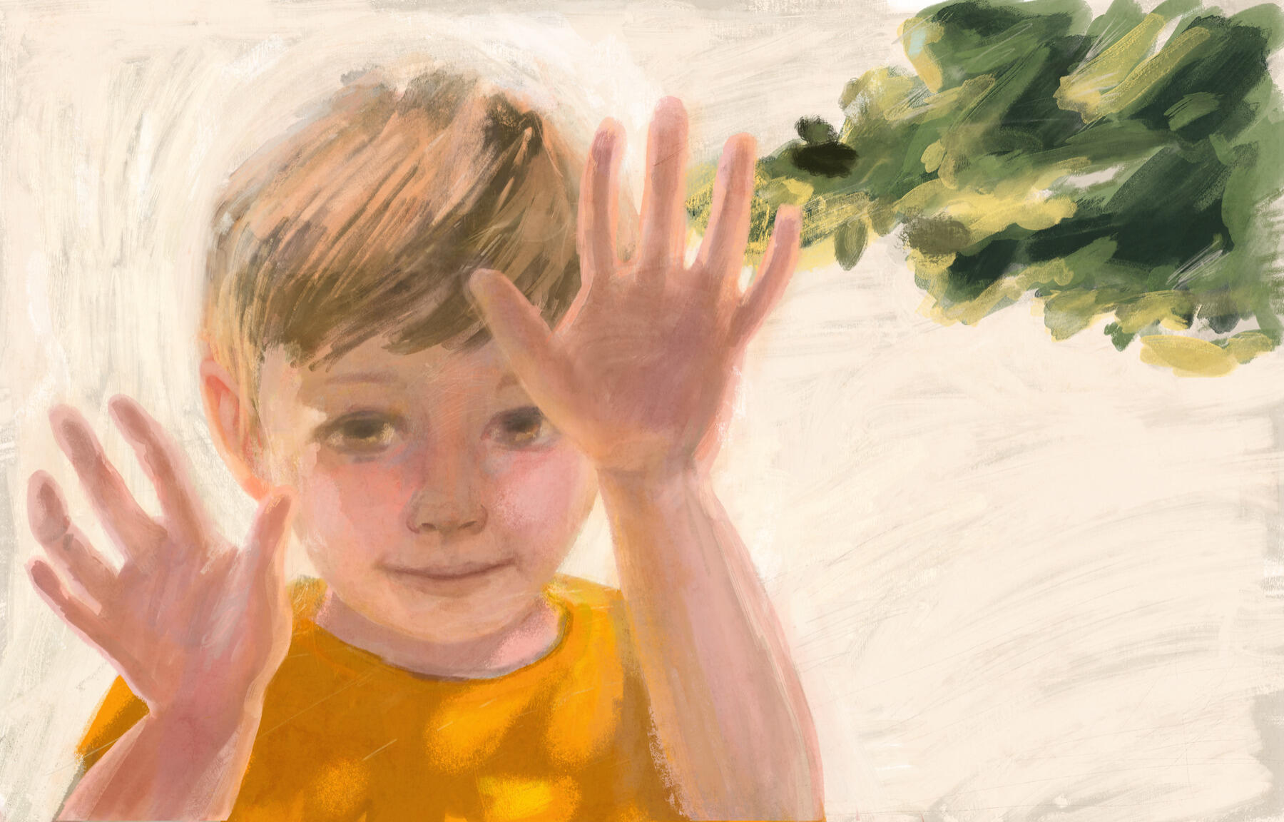 Pero hoy se siente grande / But today he stands tall